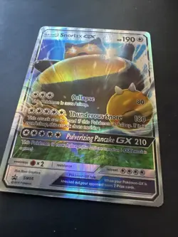 Pokemon - TCG Snorlax GX SM05 Black Star Promo Holo (2016) - Image 3