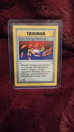 Pokemon TCG Base Set Super Energy Removal Shadowless 1st Edition 79/102 Rare - Image 1