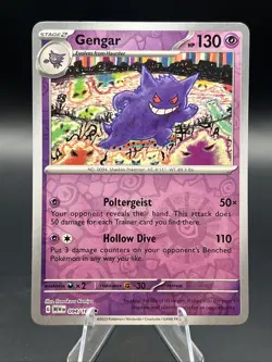 Gengar 094/165 - Scarlet Violet 151 Reverse Holo Rare Pokemon TCG - Image 1