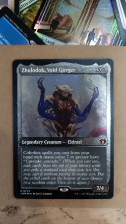 "Thick Display Card"MTG Zhulodok, Void Gorger Commander Masters NM * - Image 1