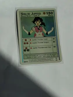 Sailor Jupiter #155 | Sailor Moon Trading Card | Holo | NM - Image 1