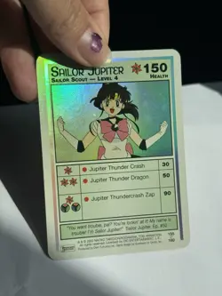 Sailor Jupiter #155 | Sailor Moon Trading Card | Holo | NM - Image 2