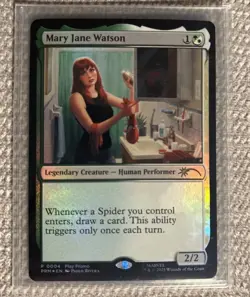 Lot Of 3 MTG Cards Ultimate Green Goblin FOIL Play Promo, Spider Ham & Mary Jane - Image 2