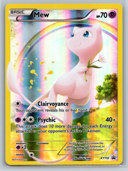 Mew Pokemon TCG XY Black Star Promo Card XY110 Full Art - Image 1