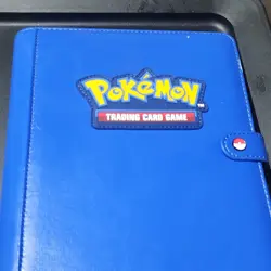 Pokemon Card Lot cards market 180 comes with binder 65 cards - Image 1