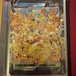 Pikachu V-Union JUMBO OVERSIZED Black Star Promo Pokemon Card - Image 1