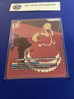Look of Determination GD03-114 R+ Alt Art - Steel Requiem - Gundam Card Game - Image 1