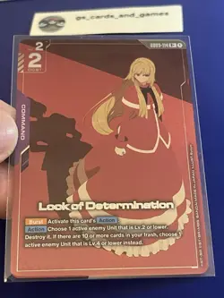 Look of Determination GD03-114 R+ Alt Art - Steel Requiem - Gundam Card Game - Image 2