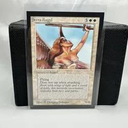 1993 SERRA ANGEL Magic the Gathering Collector's Edition CE MTG Sharp Corners - Image 1