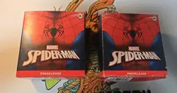 2X Damaged Magic The Gathering: Marvel's Spider-Man Prerelease Packs - Image 1