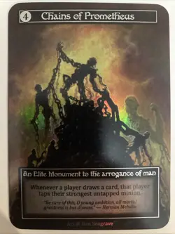 FOIL Elite Chains of Prometheus - Beta NM Sorcery: Contested Realm - Image 1