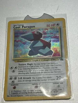 Cool Porygon Black Star Promo Holo WOTC 15 Pokemon TCG HP/DMG - Image 1