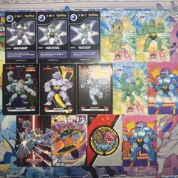 14 Holo Machamp Machoke Machop Different Non-TCG Sets “ Fan Art” Pokemon - Image 1