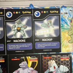 14 Holo Machamp Machoke Machop Different Non-TCG Sets “ Fan Art” Pokemon - Image 3