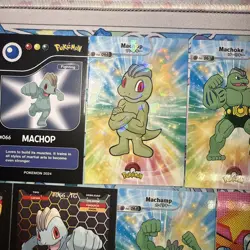 14 Holo Machamp Machoke Machop Different Non-TCG Sets “ Fan Art” Pokemon - Image 4