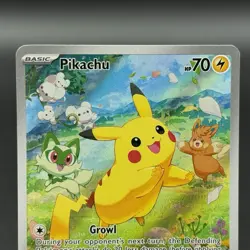Pokemon Pikachu SVP 088 Black Star Promo Scarlet & Violet - Image 2