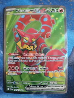 Pokemon TCG Volcanion ex Ultra Rare Holofoil SV09: Journey Together 171/159 NM - Image 1