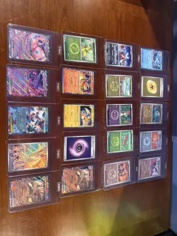20x Pokemon Mixed Lot English Holo Reverse Holo EX IR Swirls Rare - Image 1