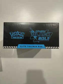 Pokemon TCG Black Bolt Elite Trainer Box ETB Factory Sealed In Hand - Image 4