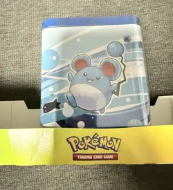 Pokemon TCG 2022 Water Type Stacking Collector Tin 3 Booster Packs New Sealed - Image 1