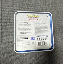 Pokemon TCG 2022 Water Type Stacking Collector Tin 3 Booster Packs New Sealed - Image 5