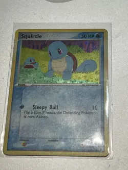 Pokemon TCG - Squirtle Holo Rare - 82/112 - EX FireRed LeafGreen 2004 - HP - Image 1