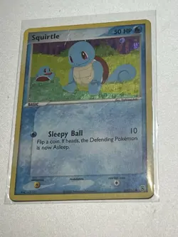 Pokemon TCG - Squirtle Holo Rare - 82/112 - EX FireRed LeafGreen 2004 - HP - Image 2