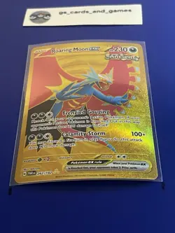 Roaring Moon ex 262/182 Gold Hyper Rare Holo - Sv04: Paradox Rift - Pokemon TCG - Image 1