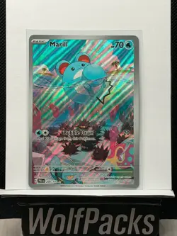 Pokemon TCG Paldea Evolved PAL EN - Marill 204/193 Illustration Rare Holo - Image 1