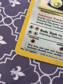 Pokemon TCG Snorlax Jungle 27/64 Holo Unlimited Rare 1999 - Image 2