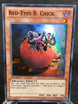 Yu-Gi-Oh! Black Dragon's Chick LCJW-EN038 SR MP - Image 1