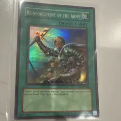 Reinforcement of the Army (CREASED) LOD-028 Super Rare Foil Unlimited Yu-Gi-Oh! - Image 1