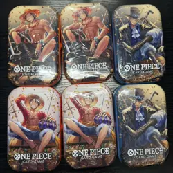 One Piece English Bandai TCG Volume 2 Mini Tins Factory Sealed Lot Of 6 OP-13 - Image 1