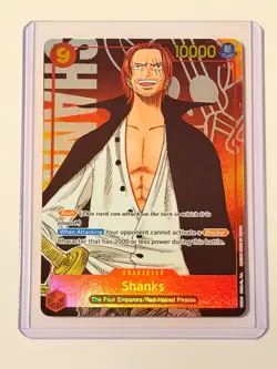 Bandai One Piece Shanks OP01-120 Romance Dawn Holo Rush Secret Rare English - Image 1