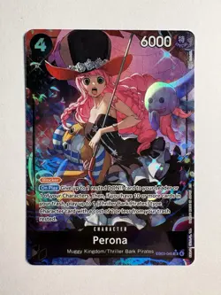 One Piece TCG Perona Alt Art EB03-045 Extra Booster Heroines Edition English NM - Image 1