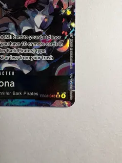 One Piece TCG Perona Alt Art EB03-045 Extra Booster Heroines Edition English NM - Image 3