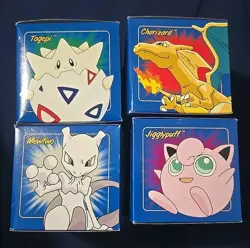 Pokemon 23K Gold Plated trading Cards 1999 Burger King Set Of 4. 3 Are Sealed! - Image 1