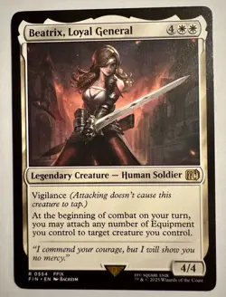 Beatrix, Loyal General #554 -Near Mint - Magic The Gathering - Final Fantasy - Image 1