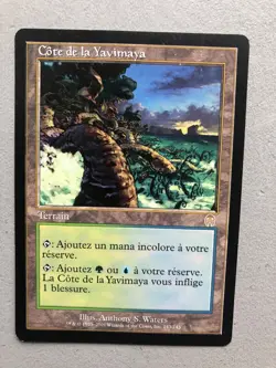Mtg Carte Magic Apocalypse Yavimaya Coast French LP - Image 1