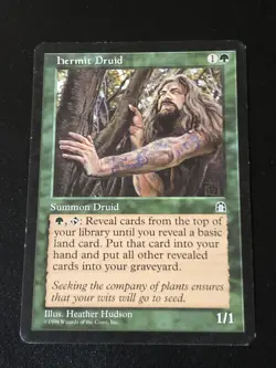 Hermit Druid X1 Stronghold LP Condition See Pics Front Back - Image 1