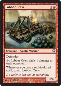 1 x Lobber Crew - Foil - Return to Ravnica - Light Play - MTG - Image 1