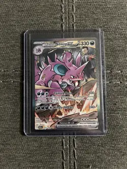 2025 Pokemon Team Rocket's Nidoking ex 233/182 Destined Rivals SIR Holo - Image 1