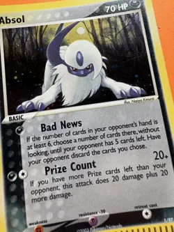 Absol Pokemon card EX Dragon Holo Card 1/97 Rare Holo LP to NM - Image 2