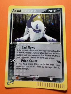 Absol Pokemon card EX Dragon Holo Card 1/97 Rare Holo LP to NM - Image 3