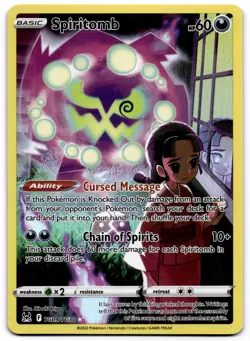 Spiritomb Ultra Rare SWSH11: Lost Origin Trainer Gallery TG09/TG30 NM Pokemon - Image 1