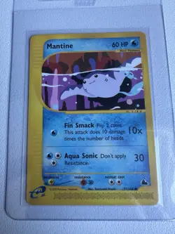 Mantine 77/144 Skyridge WOTC Vintage Pokemon 2003 - Image 1