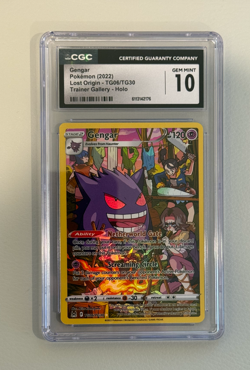 2022 Pokemon Lost Origin TG06/TG30 Gengar Trainer Gallery Holo CGC 10 - Image 1