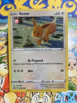 Eevee SWSH190 Promo SWSH Black Star Pokemon TCG - Image 1