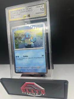 🔥🔥Squirtle Cosmos Holo 048 Gold Label AGS 10 2023 SV Black Star Promo🔥🔥 - Image 3