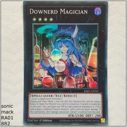 Downerd Magician - RA01-EN035 - 1st Edition Yugioh - Image 1